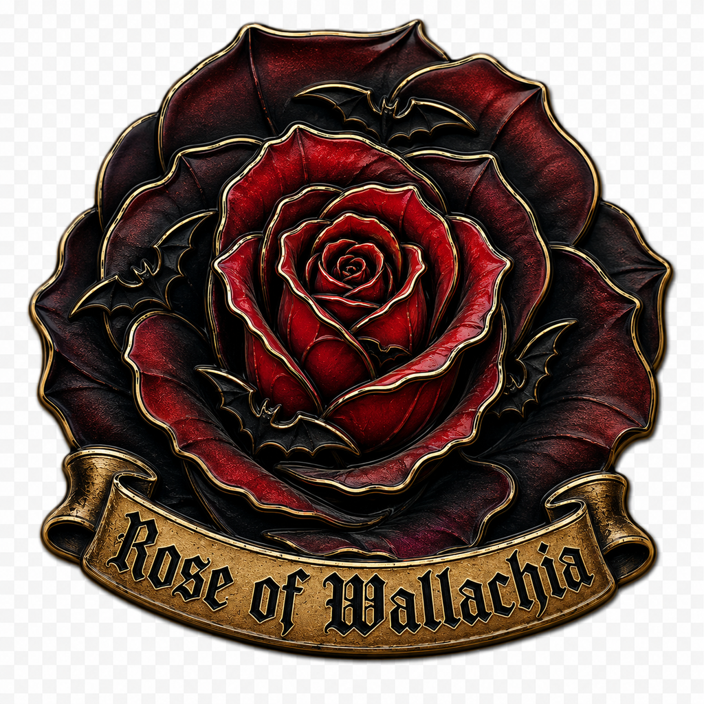 Pre-Order Rose of Wallachia Pin